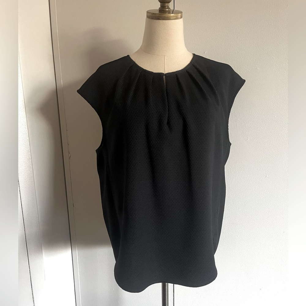 JCrew Black Piquet Shell 10P